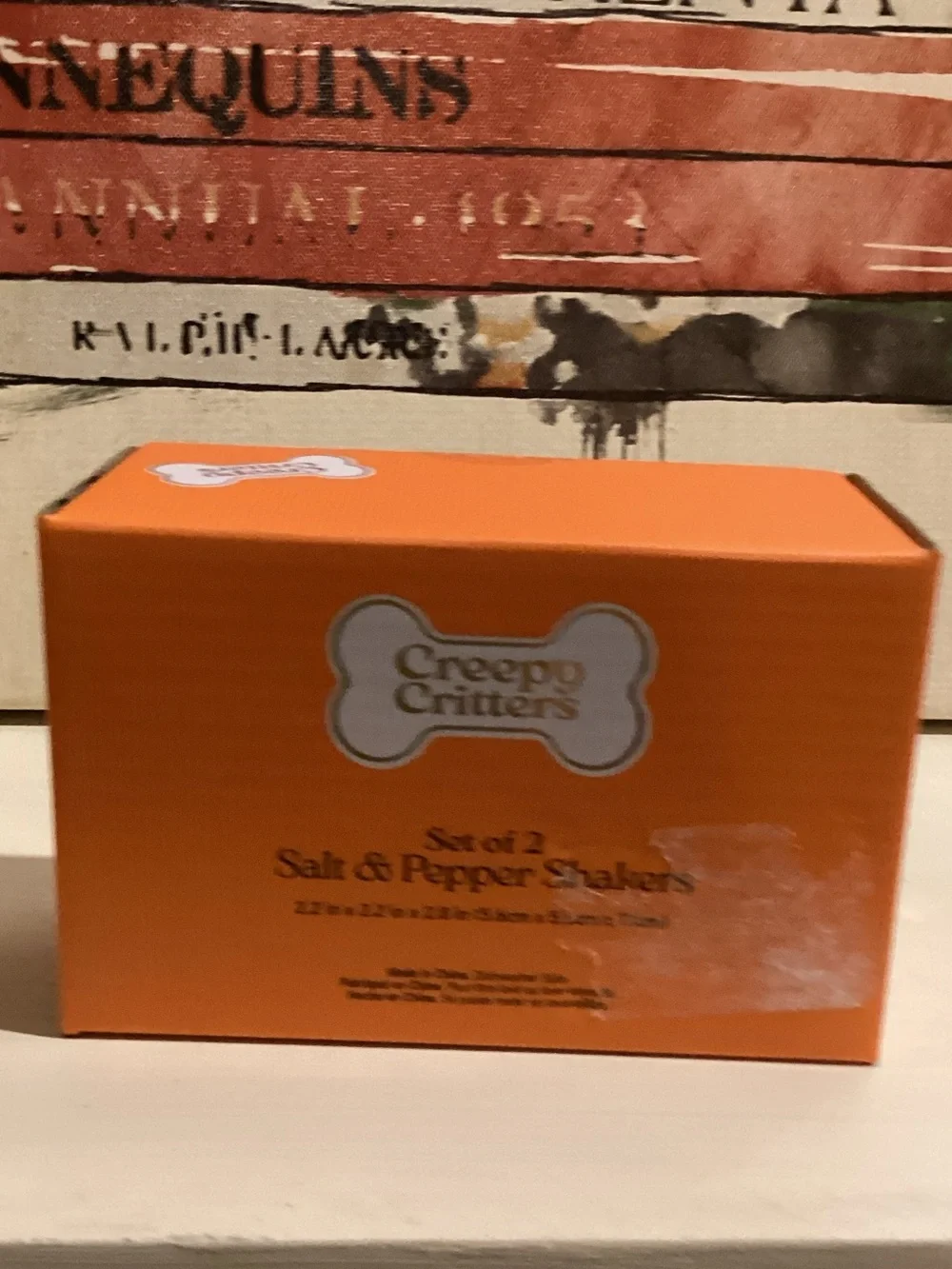 Halloween Ghost Dog Salt & Pepper Shakers